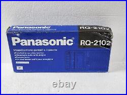 Vintage Panasonic RQ-2102 SlimLine Tape Cassette Recorder with Power Cord