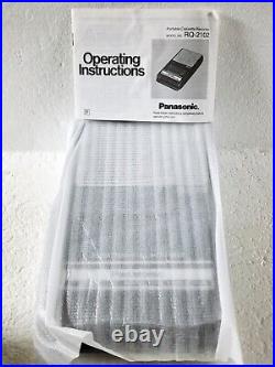 Vintage Panasonic RQ-2102 SlimLine Tape Cassette Recorder with Power Cord