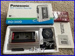 Vintage Panasonic RQ-342D Cassette Tape Player Recorder +Speakerphone Japan Made