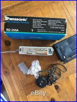 Vintage Panasonic RQ-356A cassette tape playerWalkman portable voice recorder