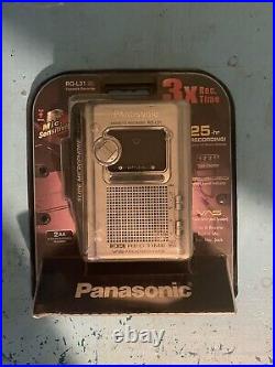 Vintage Panasonic RQ-L31 Voice Activated Mini Cassette Recorder Tape NEW (T1)
