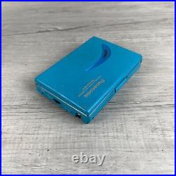 Vintage Panasonic RQ-S20 Blue Portable Auto Reverse Dolby System Cassette Player