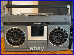 Vintage Panasonic RS-466S Boombox FM/AM Radio Stereo Cassette Recorder Radio W