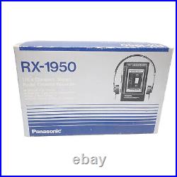 Vintage Panasonic RX-1950A FM/AM Radio Cassette Recorder with Case Working & Box