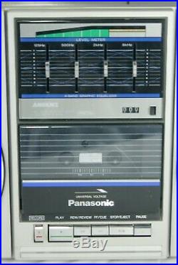 Vintage Panasonic RX-5050 FM AM Stereo Radio Cassette Recorder Boombox 1980's