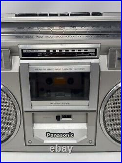 Vintage Panasonic RX-5110 Boombox Cassette Recorder Ghetto Blaster TESTED WORKS