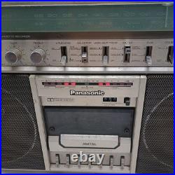 Vintage Panasonic RX 5250 AM/FM Cassette Recorder Boombox Read Description