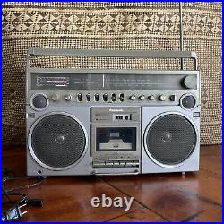 Vintage Panasonic RX-5500 Boombox Stereo Tape Player / Recorder Radio FOR PARTS