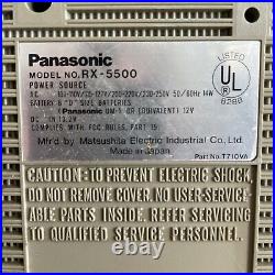 Vintage Panasonic RX-5500 Boombox Stereo Tape Player / Recorder Radio FOR PARTS