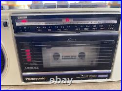 Vintage Panasonic RX-F20 Ambience Boombox AM/FM Radio Cassette Player Recorder
