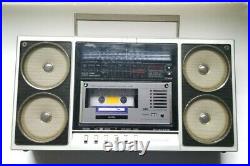 Vintage Panasonic RX-F35 4 Speaker Boombox Ghetto Blaster For Parts or Repair