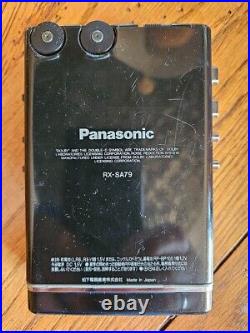 Vintage Panasonic RX-SA79 AM/FM Equalizer Cassette Player XBS Tested and Works