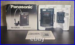 Vintage Panasonic RX-SR39 Cassette Player / Radio Recorder with Box & Instructions