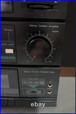Vintage Panasonic SG-D15 Stereo Music System with Cabinet Speakers Fully Tested
