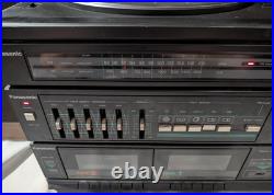 Vintage Panasonic SG-D15 Stereo Music System with Cabinet Speakers Fully Tested