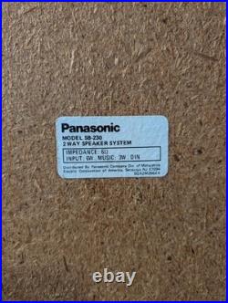 Vintage Panasonic SG-D15 Stereo Music System with Cabinet Speakers Fully Tested