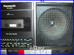 Vintage Panasonic Sg-j500l Portable Stereo Radio Cassette And Record Player