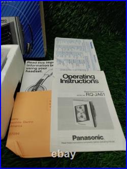 Vintage Panasonic Stereo Portable Cassette Player RQ-JA61 New Rare