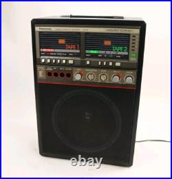 Vintage Panasonic Super Echo Double Cassette Recorder Karaoke Guitar Amp RQ-92