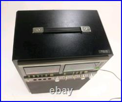 Vintage Panasonic Super Echo Double Cassette Recorder Karaoke Guitar Amp RQ-92