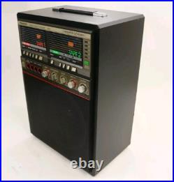 Vintage Panasonic Super Echo Double Cassette Recorder Karaoke Guitar Amp RQ-92