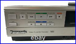 Vintage Panasonic Video Cassette Recorder PV-1231R Top Loader With Remote Works