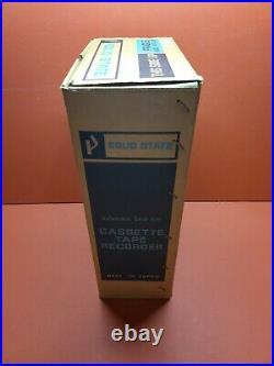 Vintage Penncrest Cassette Tape Recorder in Original Box #6533 Tested & Works