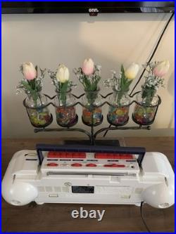 Vintage Pepsi Double Cassette Boombox Tested/works