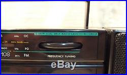 Vintage Philips D 8479 Dual Deck Radio Cassette Recorder Ghetto Blaster Boombox