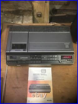 Vintage Philips N1700-LP Video Cassette LVC Recorder VCR Format NOT VHS