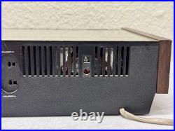 Vintage Philips N2400 Stereo Cassette Recorder Parts or Repair Wood Case