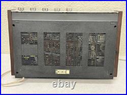 Vintage Philips N2400 Stereo Cassette Recorder Parts or Repair Wood Case