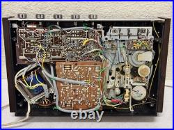 Vintage Philips N2400 Stereo Cassette Recorder Parts or Repair Wood Case