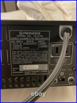 Vintage Pioneer 8mm Video Cassette Recorder Ve-d70