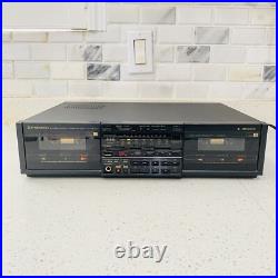 Vintage Pioneer CT-1380WR Stereo Double Cassette Deck Recorder with Remote Japan