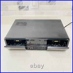 Vintage Pioneer CT-1380WR Stereo Double Cassette Deck Recorder with Remote Japan