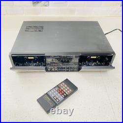 Vintage Pioneer CT-1380WR Stereo Double Cassette Deck Recorder with Remote Japan