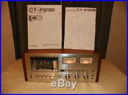 Vintage Pioneer CT-F9191 Stereo Cassette Recorder