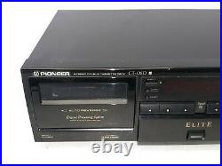 Vintage Pioneer Elite CT-05D Dual Cassette Player/Recorder WORKS