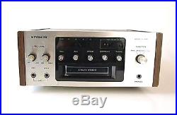 Vintage Pioneer HI-FI 8 eight track cassette tape player Recorder H-R99 Working