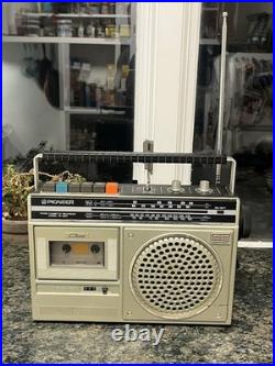 Vintage Pioneer RK-560 Radio Cassette Recorder Portable SCARCE Read Description