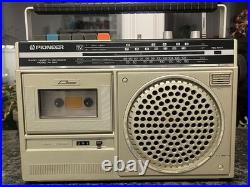 Vintage Pioneer RK-560 Radio Cassette Recorder Portable SCARCE Read Description