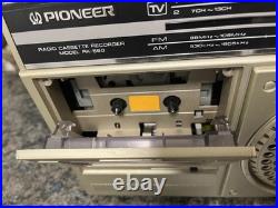 Vintage Pioneer RK-560 Radio Cassette Recorder Portable SCARCE Read Description