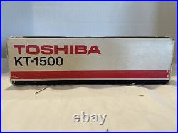 Vintage Portable Toshiba KT-1500 Cassette Recorder Player NEW IN BOX