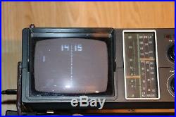 Vintage Prinz Tcr 50 Tcr50 5 Tv/ Radio Cassette Recorder & Clock