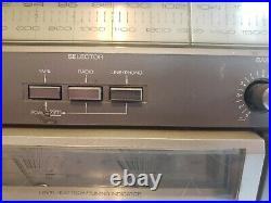 Vintage Quasar Gx-3661 Am/fm Stereo Radio Cassette Recorder Boombox Read Desc
