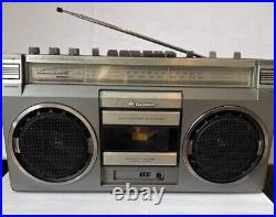 Vintage Quasar Panasonic GX-3621 2-way 4-Speaker Cassette Recorder Boombox Works