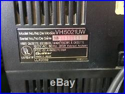Vintage Quasar VH5021UW Top Loading VCR VHS Video Cassette Player Recorder