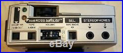 Vintage RARE Koss MusicBox Cassette Player Recorder w AM/FM Stereo Tuner Pack