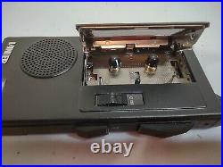 Vintage RARE Lanier P-134 Micro Cassette Recorder withORIGINAL leather case